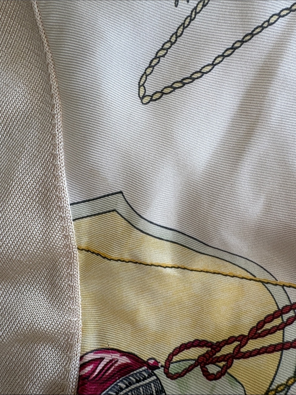 Vintage Hermes silk top - Picture 7 of 7